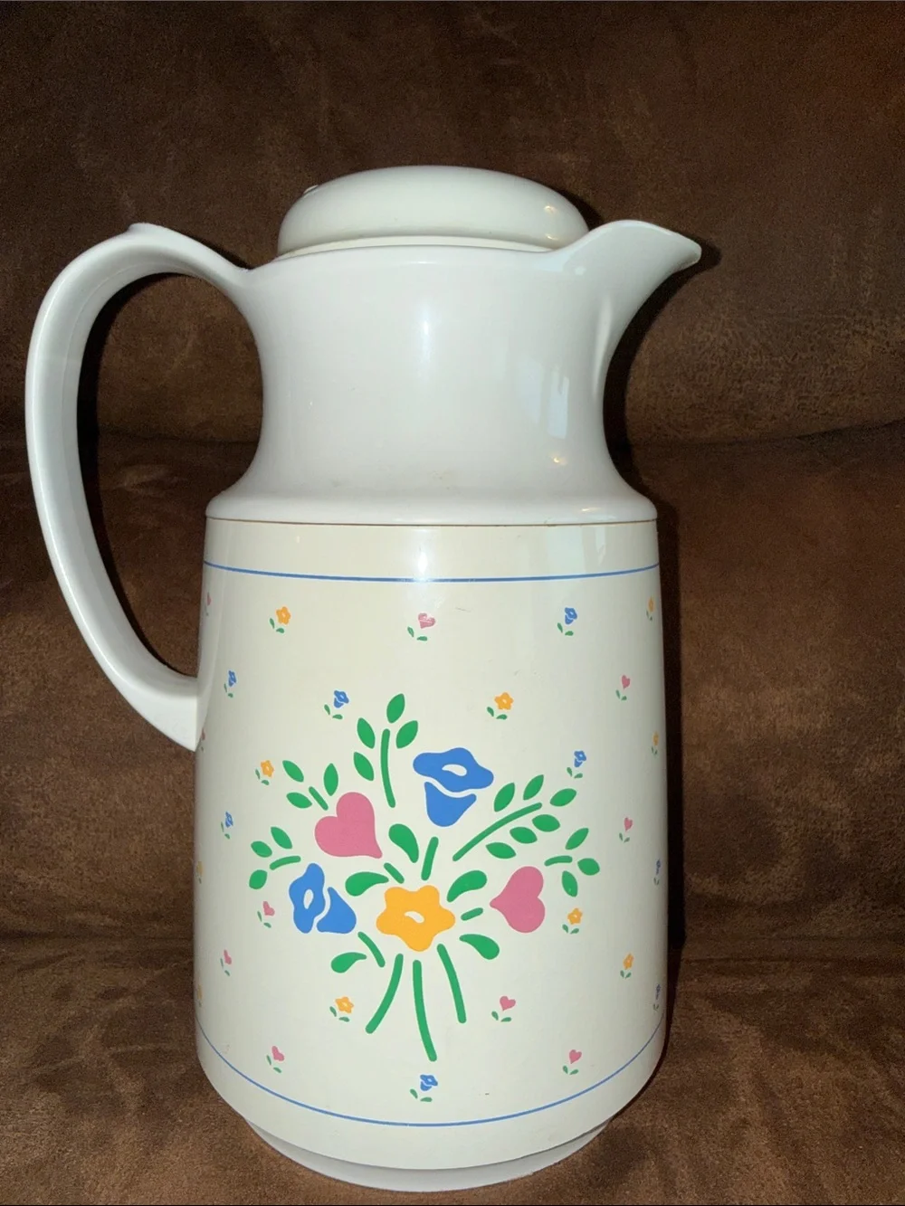 Thermos White Plastic Lid/Cap No. 490 - Made in West Germany